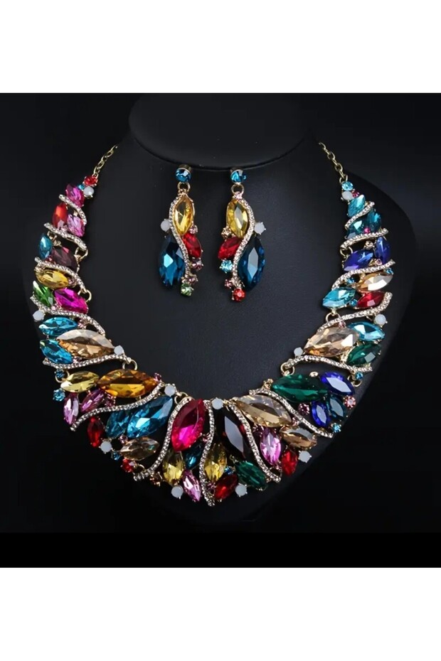 Renkli kolye seti - 1