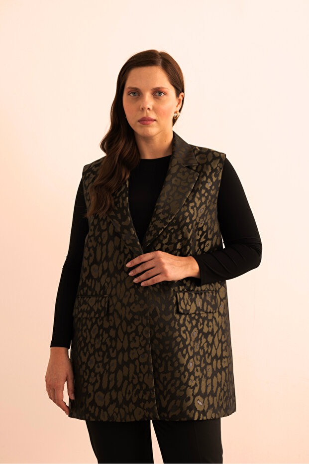 Özel Dokuma Kumaş Yelek - 3