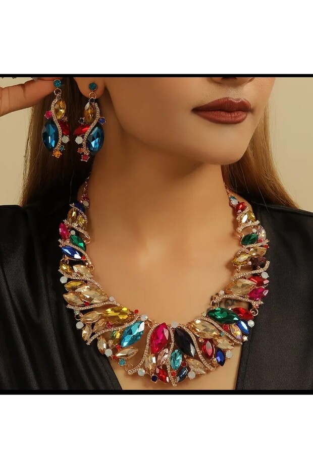 Renkli kolye seti - 2