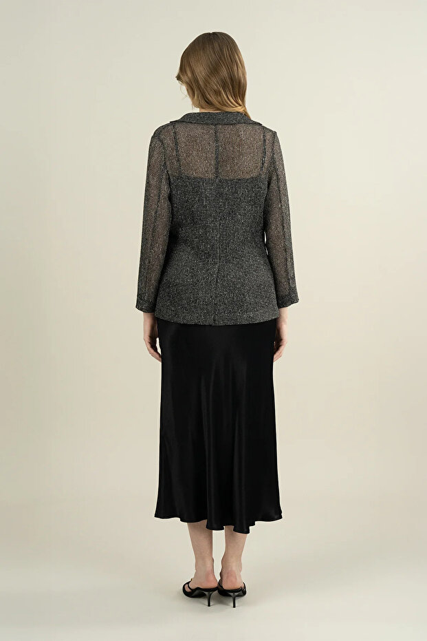 File Blazer Ceket - 4