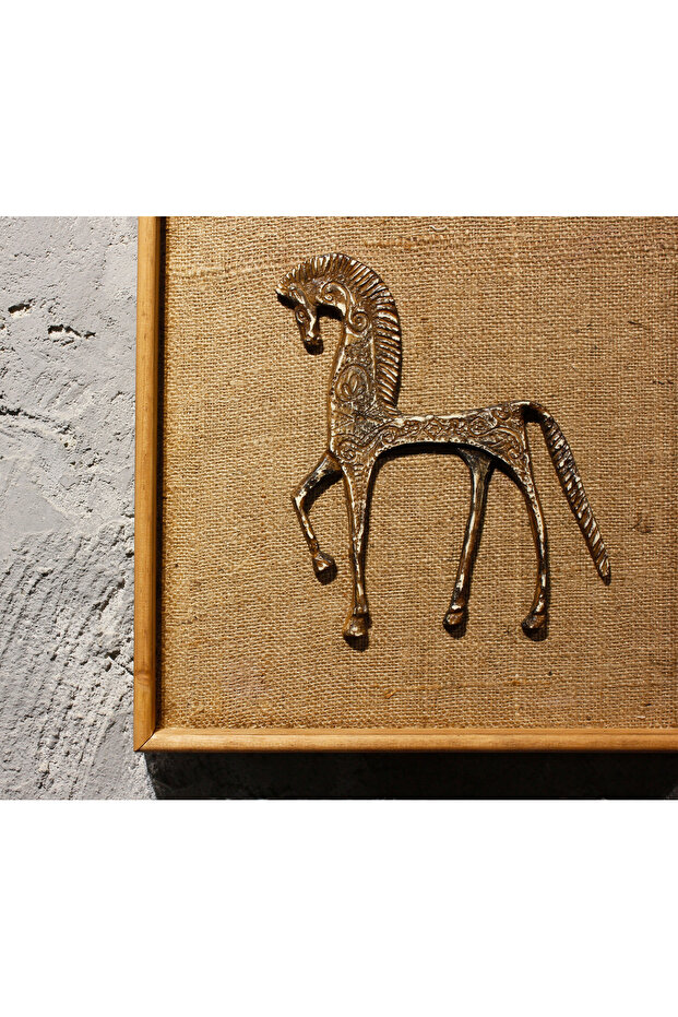 Hitit Atı Rölyef Karbartma Pano - 2