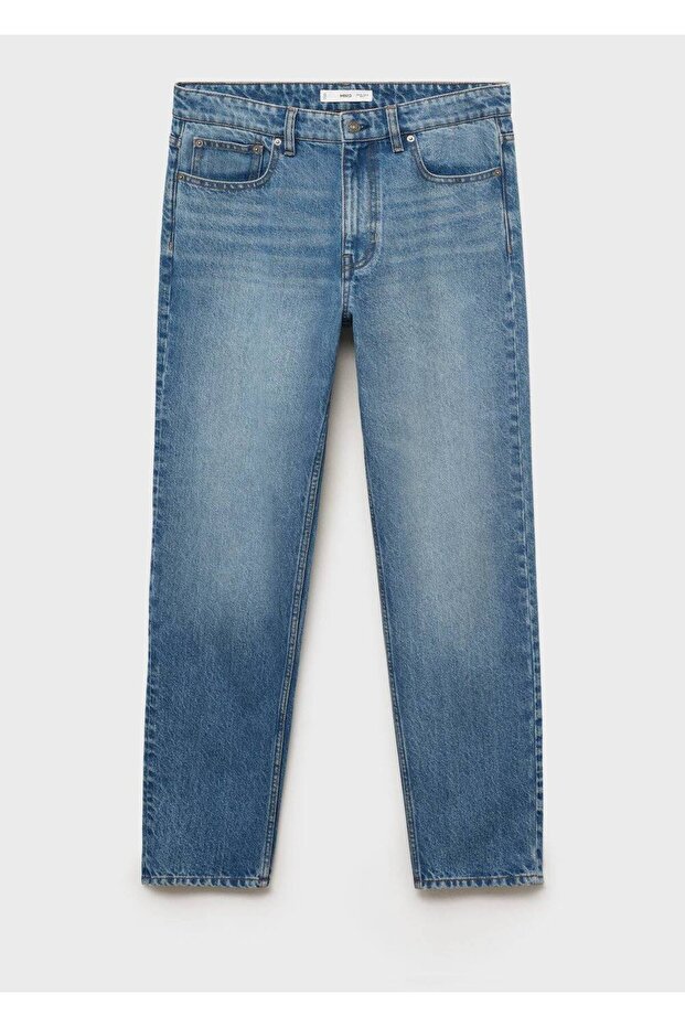 Regular kesim Bob jean pantolon - 3
