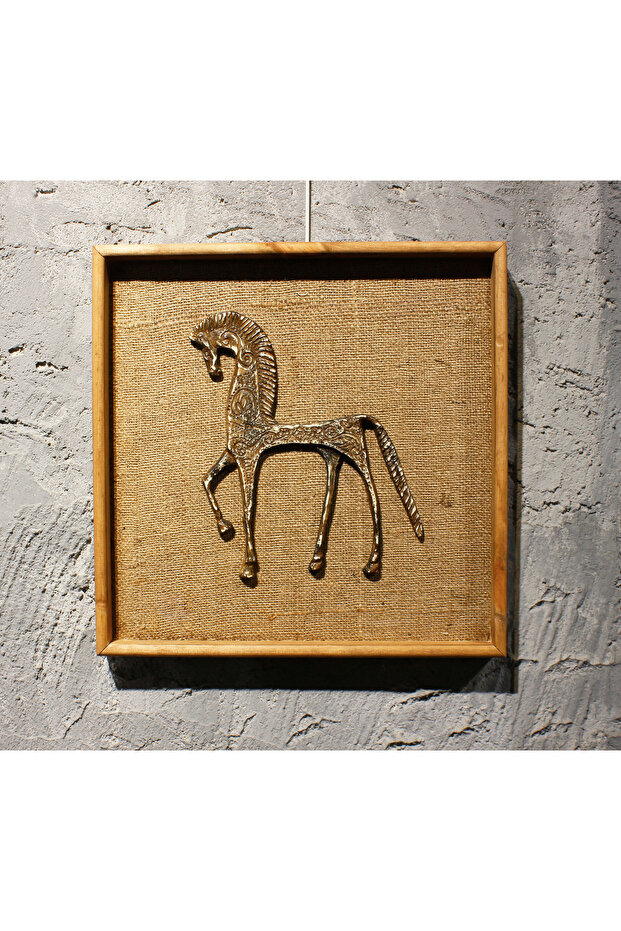 Hitit Atı Rölyef Karbartma Pano - 1