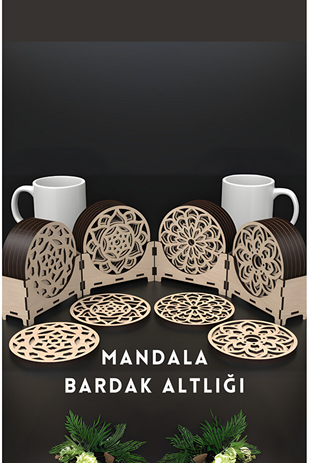 ماندالا منقوشة كوستر - 1