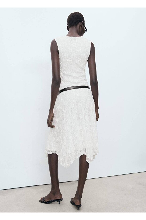 Askılı dantel tişört - 6