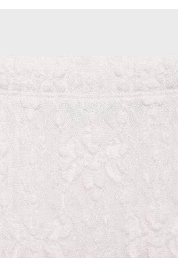 Dantelli midi etek - 8