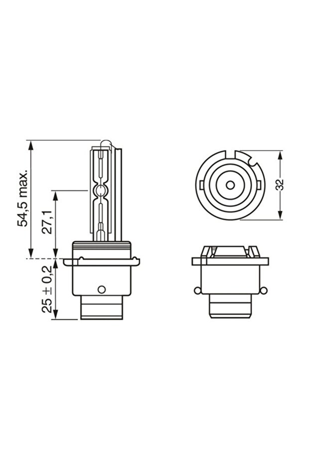 Bec D2S 85V 35W Κρυπτ. Bosch - 4