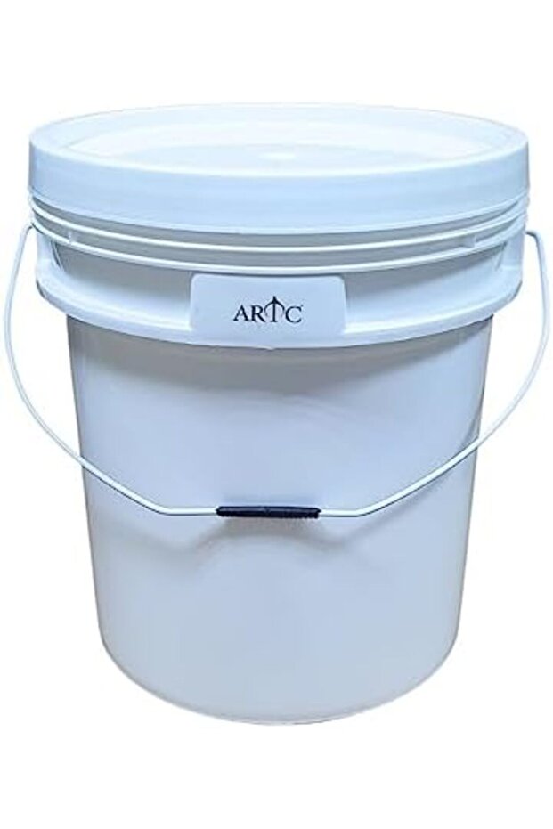 All Purpose BPA Free Heavy Duty Plastic Pail Paint Bucket 18 LTR, White