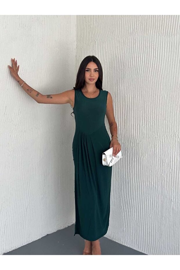 Rochie lungă din țesătură elastică Sandy - 1