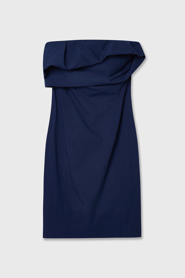 Straplez Mini Elbise - 6