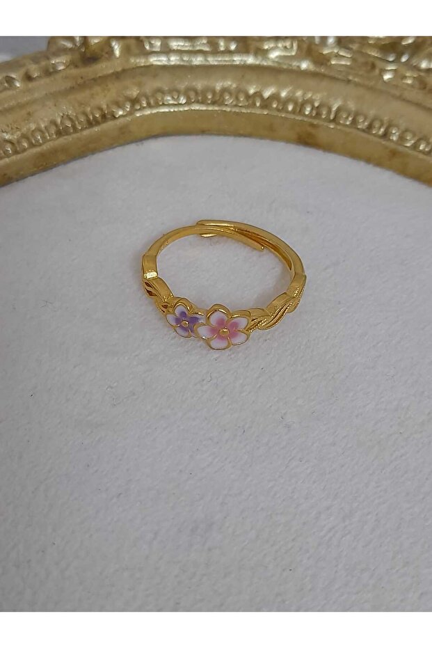 Mineli çiçek yüzük - 3