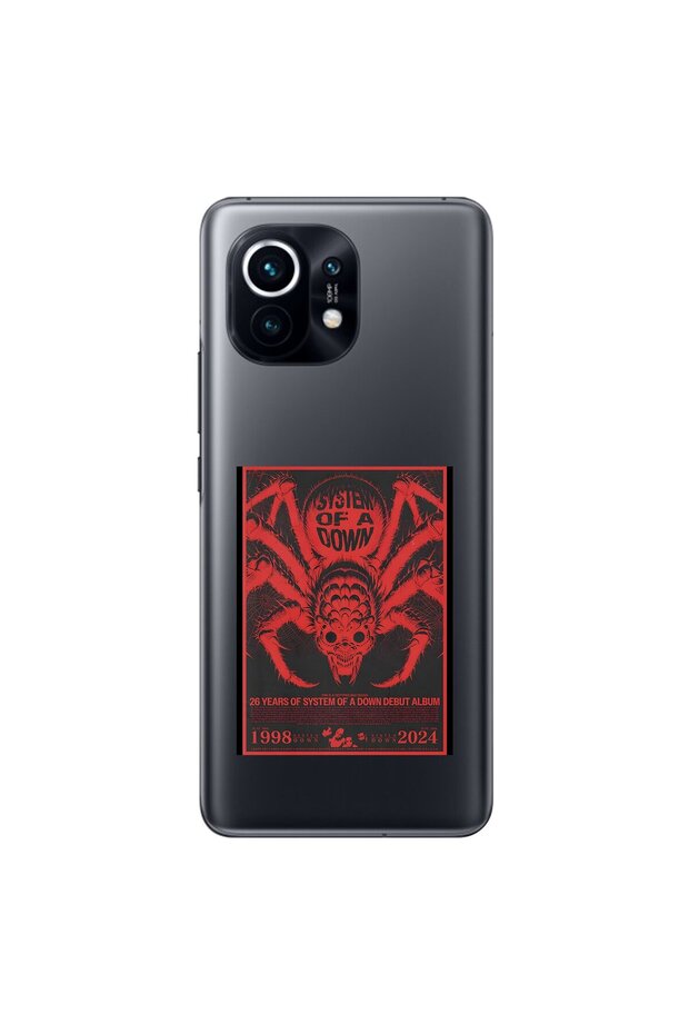 Xiaomi Mi 11 Compatible Transparent Case System of a down Design