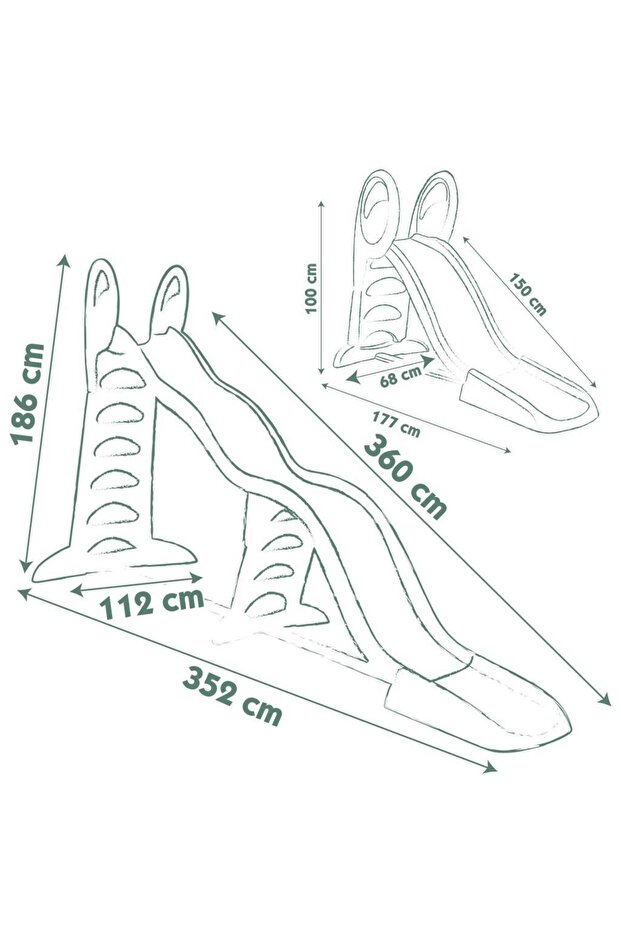 Life 2'si 1 Arada Mega Kaydırak 820201 - 6