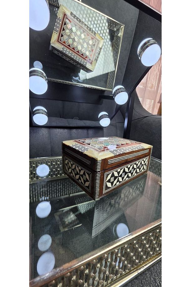Marka Orjınal Avrupa Ahşap Hediye Kutusu 14x11x6 Boyut - 2