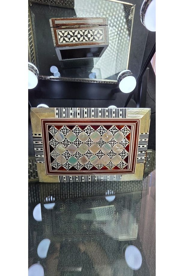 Marka Orjınal Avrupa Ahşap Hediye Kutusu 14x11x6 Boyut - 5