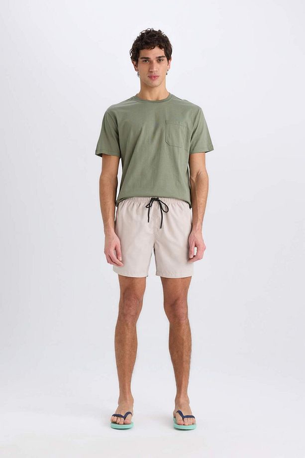 Regular Fit Kısa Boy Yumuşak Tuşeli Deniz Şortu E0993AX25HS - 2