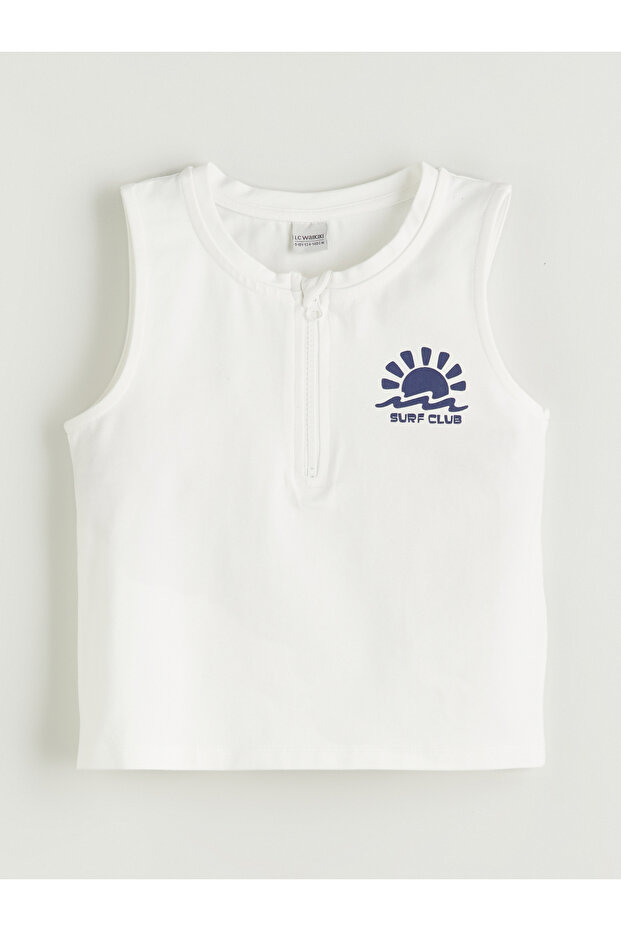 Crewneck Girls' Crop Singlet
