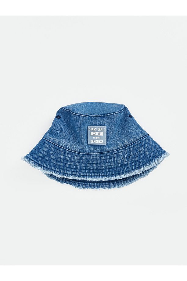 Kız Çocuk Denim Bucket Şapka - 2