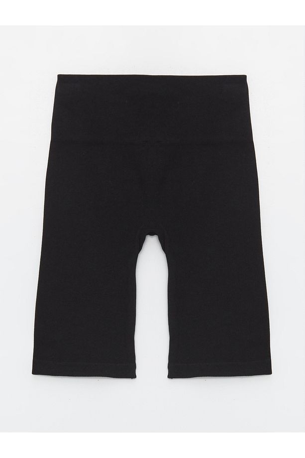Beli Lastikli Düz Seamless Kadın Şort Tayt - 6