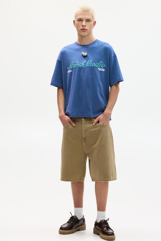 STWD nakış detaylı tişört - 3