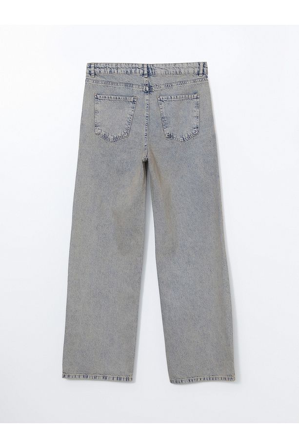 Baggy Fit Kadın Jean Pantolon - 6