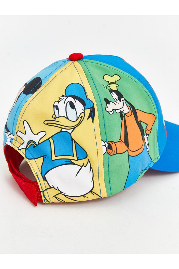 Mickey Mouse Baskılı Erkek Çocuk Kep Şapka - 5