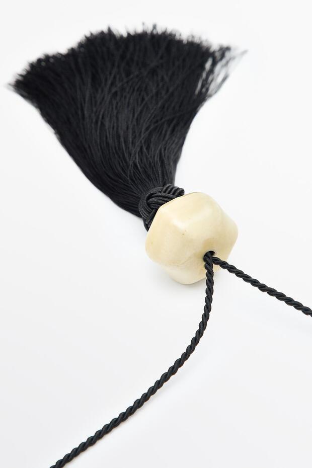 Seramik püsküllü kolye - 3