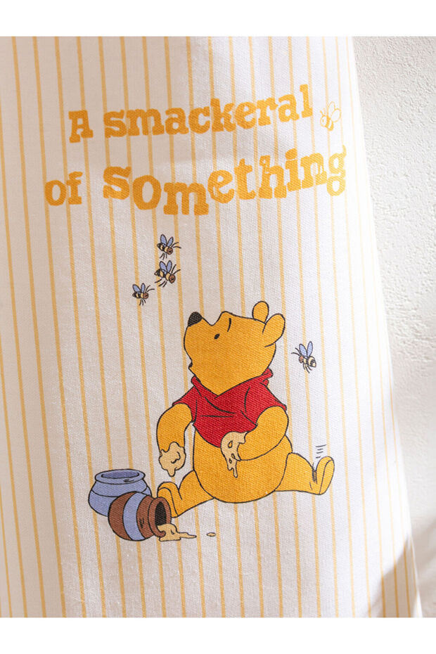 Sari Winnie The Pooh Baskılı Mutfak Önlüğü - 2