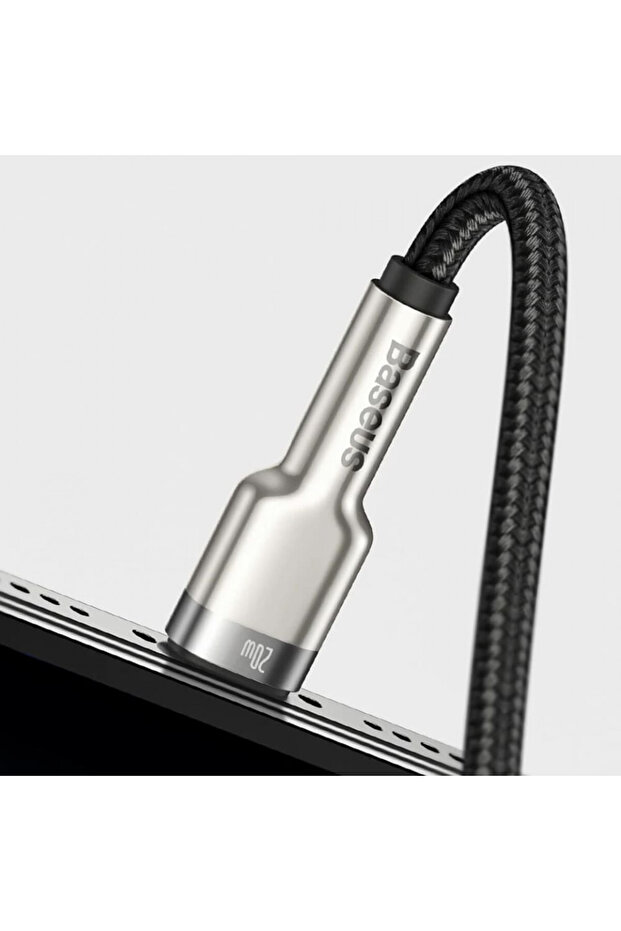 USB to Lightning Data Cable 2.4A, 2m, Cafule - Black - 4