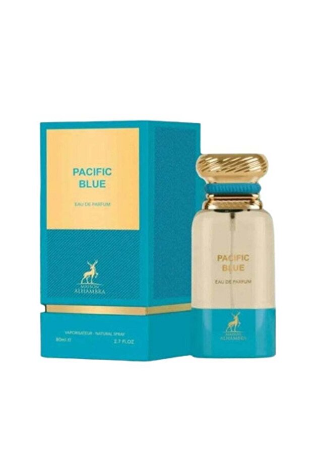 MAISON ALHAMBRA Unisex Pacific Blue Eau de Parfum Spray – 2.7 oz (80ml)