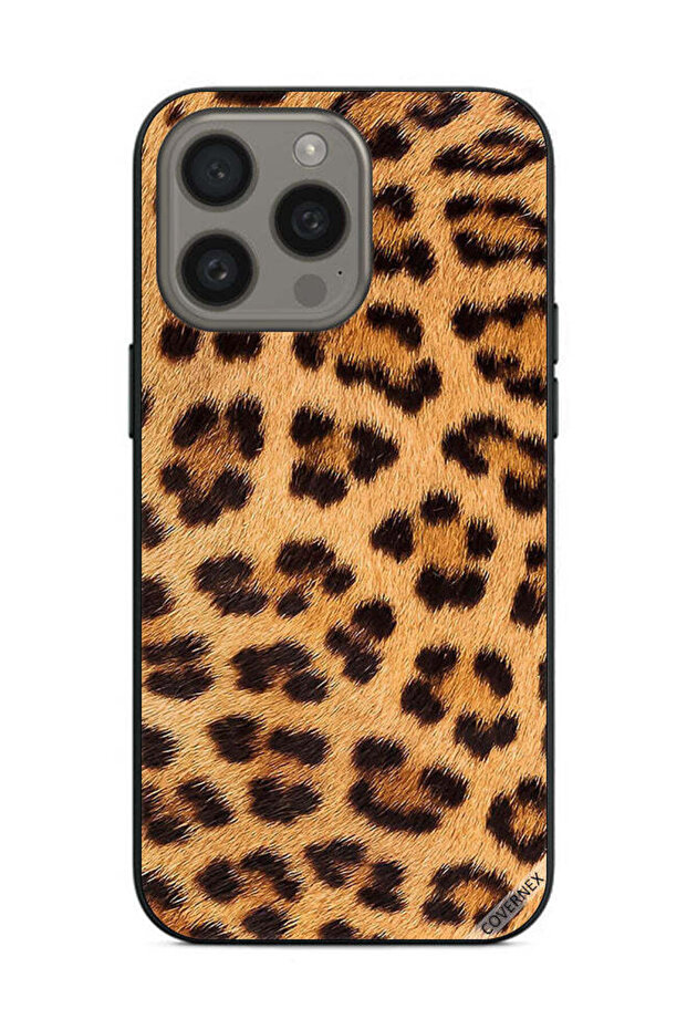 Protective Case Cover For Apple iPhone 15 Pro Leopard Pattern - 1