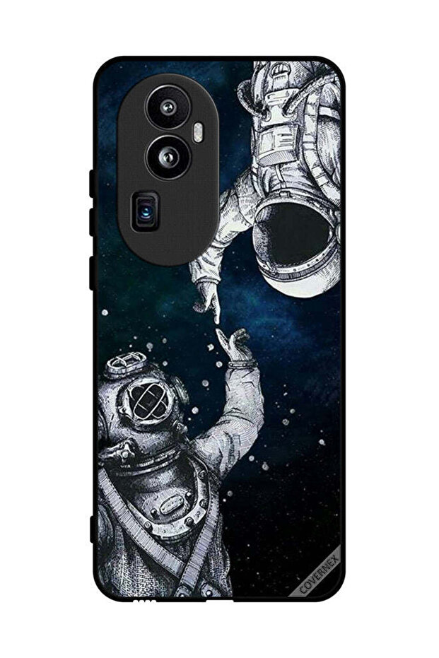 غطاء حماية لهاتف Oppo Reno 10 Pro Plus رائد فضاء وغواص