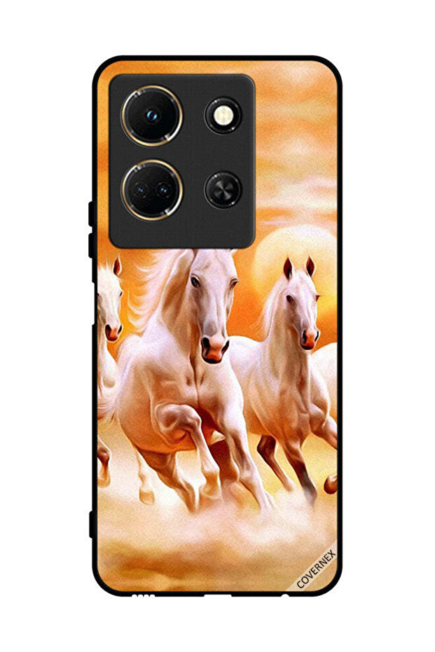 غطاء حماية لهاتف Infinix Note 30 - خيل يركض