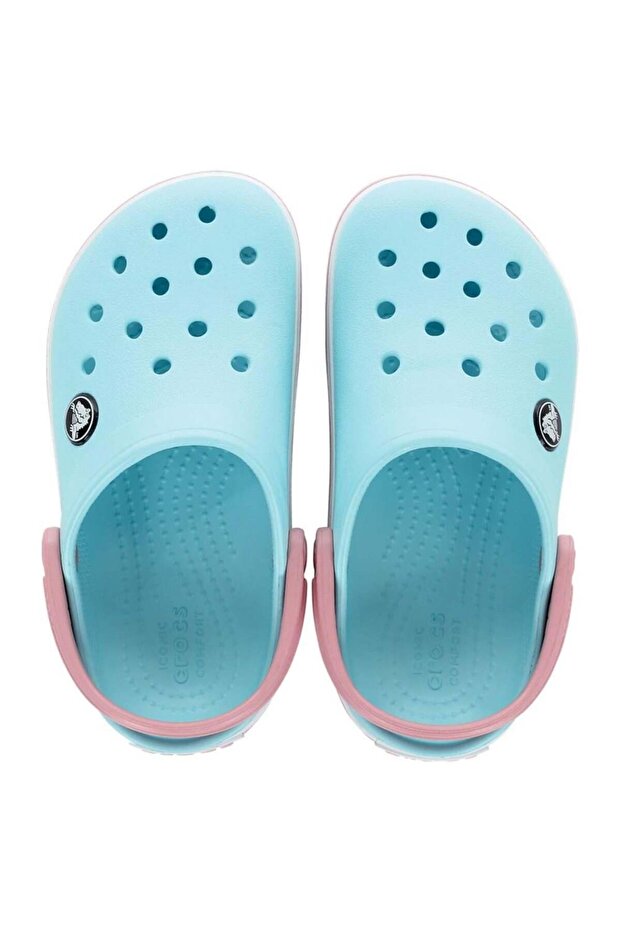 Dětské modré pantofle Crocband Clog - 3