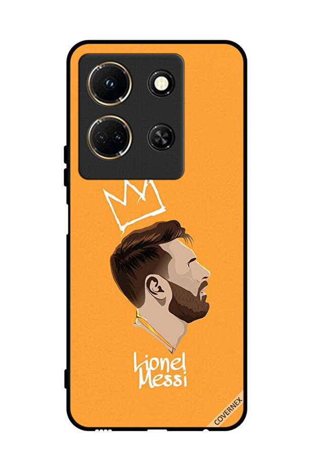 غطاء حماية لهاتف Infinix Note 30 ليو ميسي الملك