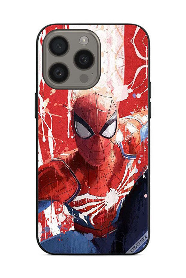 غطاء حماية لجهاز Apple iPhone 15 Pro Max Spiderman