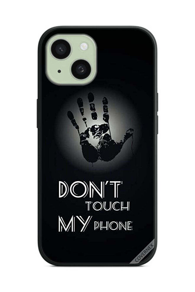 غطاء حماية لهاتف Apple iPhone 15 Plus - لا تلمس هاتفي باليد
