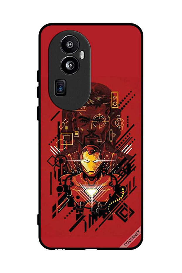 غطاء حماية لهاتف Oppo Reno 10 Pro Plus Iron Man