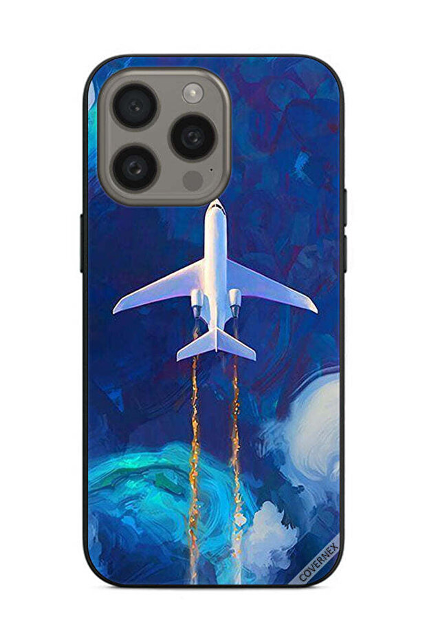 غطاء حماية لهاتف Apple iPhone 15 Pro Max - فن الطائرة