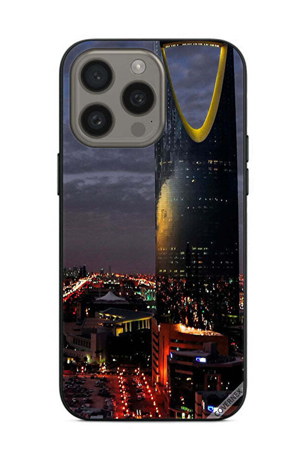 غطاء حماية لهاتف Apple iPhone 15 Pro Max برج المملكة