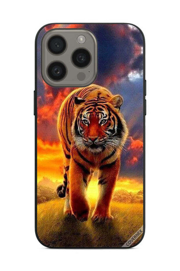 غطاء حماية لهاتف Apple iPhone 15 Pro Max Cheetah Walking