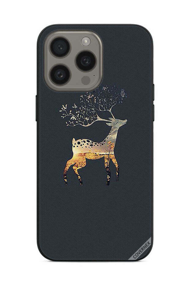 غطاء حماية لجهاز Apple iPhone 15 Pro - غزال