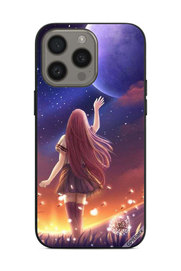 غطاء حماية لهاتف Apple iPhone 15 Pro Max Touching Moon