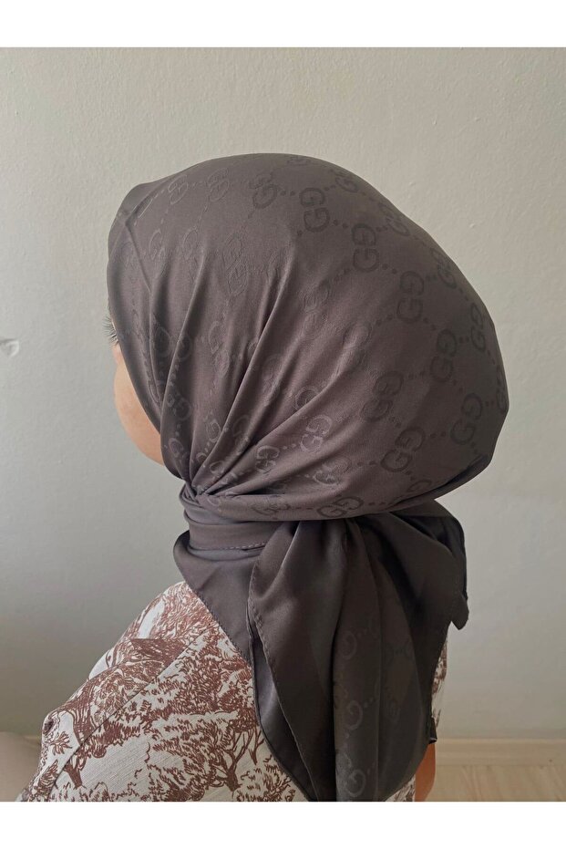 Antrasit Jakarlı Eşarp
