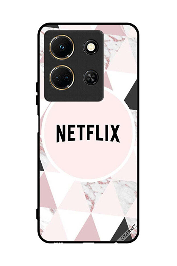 غطاء حماية لهاتف Infinix Note 30 مع خلفية Netflix