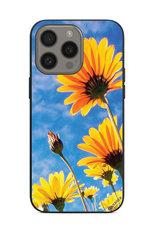 غطاء حماية لهاتف Apple iPhone 15 Pro Max عباد الشمس