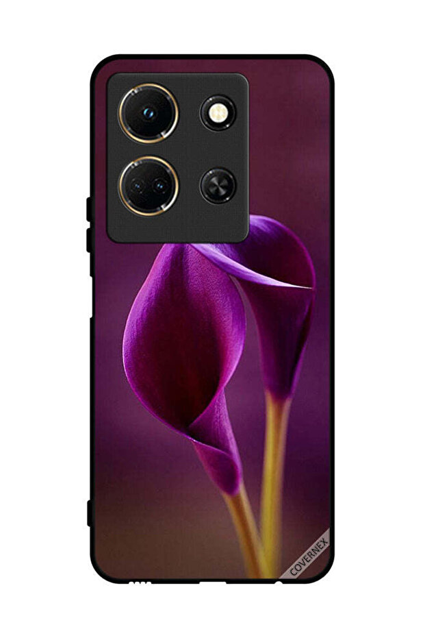 غطاء حماية لهاتف Infinix Note 30 زهرتان جميلتان