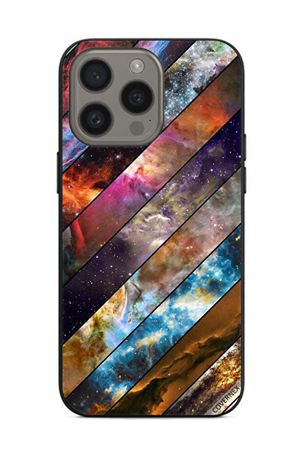 غطاء حماية لهاتف Apple iPhone 15 Pro Max بنمط مخطط