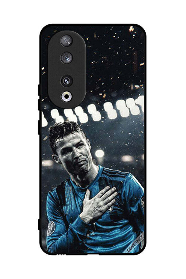 غطاء حماية لهاتف Honor 90 رونالدو وميسي في إطار واحد