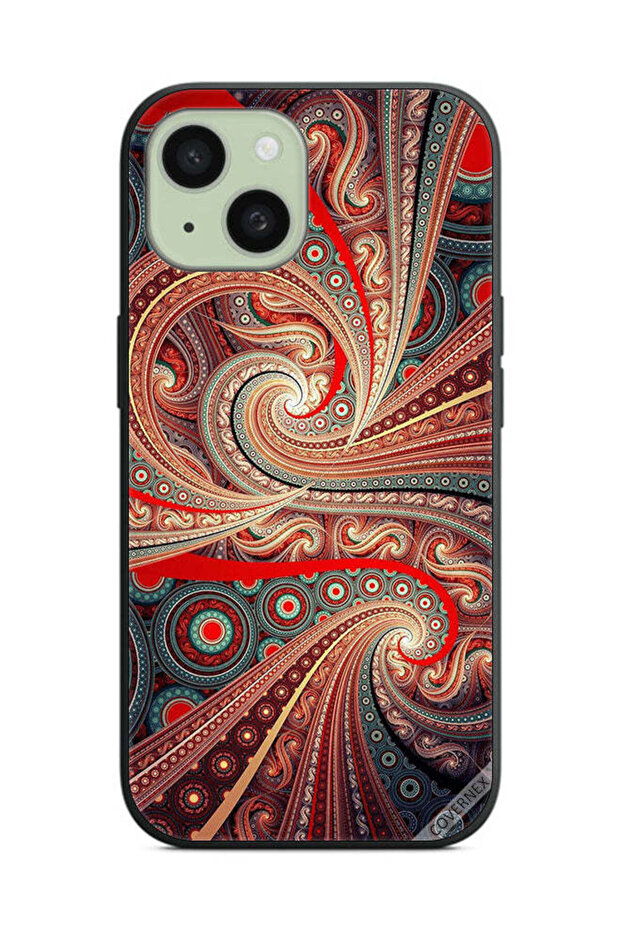 غطاء حماية لهاتف Apple iPhone 15 Plus بنمط متموج - 1